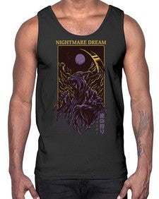 nightmare dream 954#- art pop art- Cotton Tank