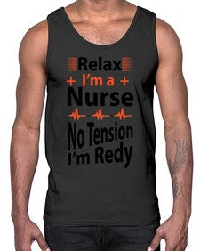 nurse tshirt 1210#- nurse- Cotton Tank