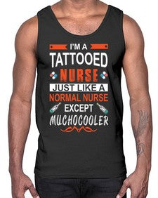nurse tshirt 1214#- nurse- Cotton Tank
