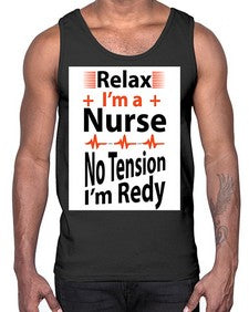 nurse tshirt 1217#- nurse- Cotton Tank