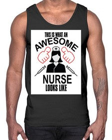 nurse tshirt 1218#- nurse- Cotton Tank