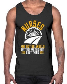 nurses may not be angels Style 1248#- nurse- Cotton Tank