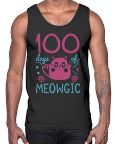 one hundred days of meowgic 570#- one hundred days- Cotton Tank