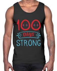 one hundred days strong 584#- one hundred days- Cotton Tank