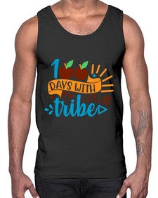 one hundred days with my tribe 588#- one hundred days- Cotton Tank