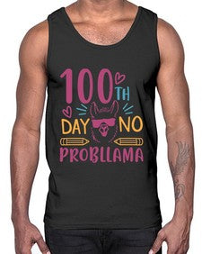 one hundredth day no probllama 597#- one hundred days- Cotton Tank