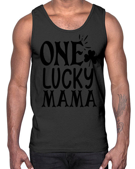 one lucky mama Style 34#- autism- Cotton Tank