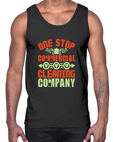 one stop commercial cleaning company Style 333#- cleaner- Cotton Tank