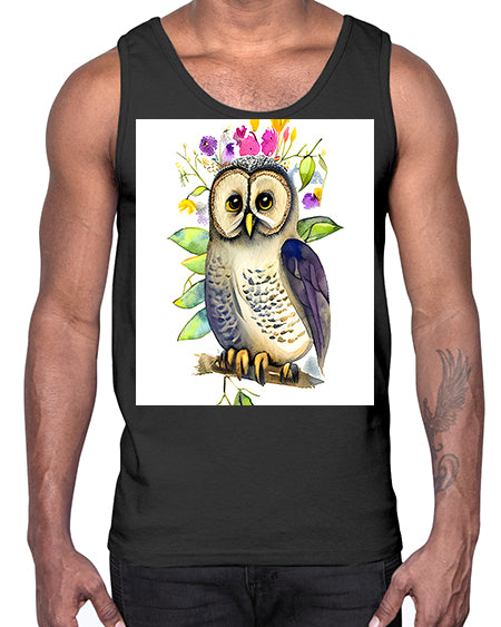 owl 30#- owl- Cotton Tank