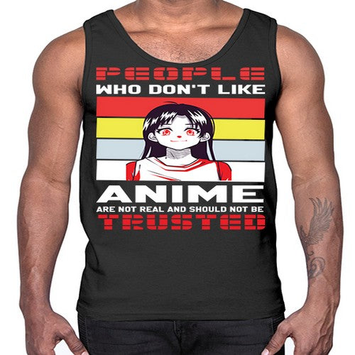 people who dont like anime are not to be trusted273#- anime- Cotton Tank