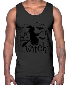 percent that witch 55#- witch- Cotton Tank