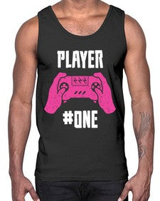 player one 147#- video games- Cotton Tank