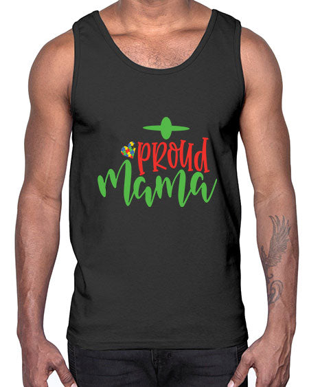 proud mama Style 38#- autism- Cotton Tank
