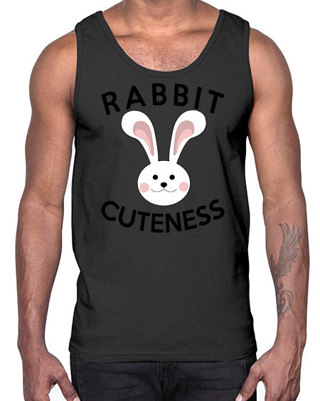 rabbit cuteness- rabbit- Cotton Tank