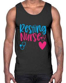resting nurse face Style 1354#- nurse- Cotton Tank