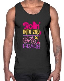 rollin into second grade 781#- second grade- Cotton Tank