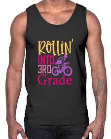 rollin into third grade 782#- third grade- Cotton Tank
