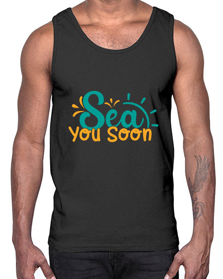 sea you soon Style 78#- summer- Cotton Tank