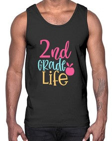 second grade design 811#- second grade- Cotton Tank