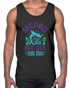 second grade doo doo 813#- second grade- Cotton Tank