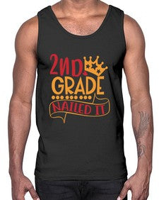second grade nailed it 827#- second grade- Cotton Tank