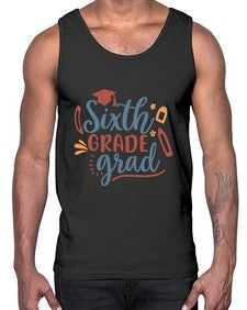 sixth grade grad 878#- sixth grade- Cotton Tank