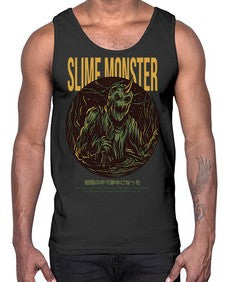 slime monster 1075#- art pop art- Cotton Tank