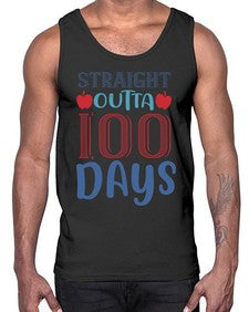 straight outta one hundred days 907#- one hundred days- Cotton Tank