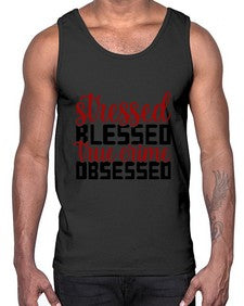 stressed blessed true crime obsessed 1136#- true crime- Cotton Tank