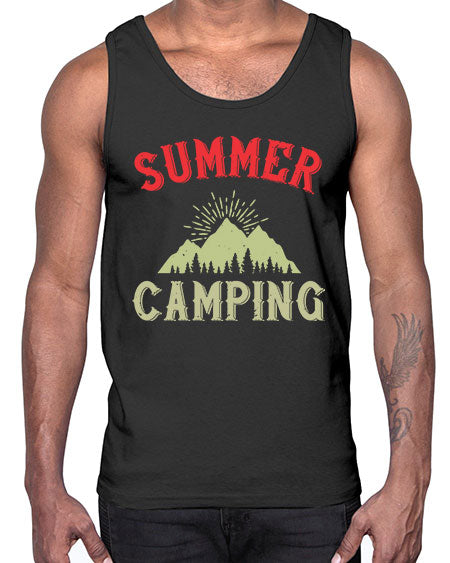 summer camping  82#- summer- Cotton Tank