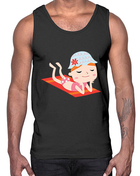 summer characters 59#- summer- Cotton Tank