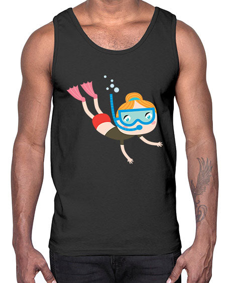 summer characters 61#- summer- Cotton Tank