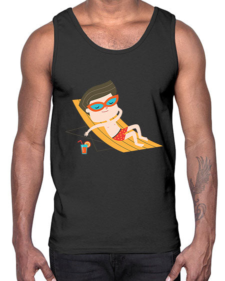 summer characters 62#- summer- Cotton Tank