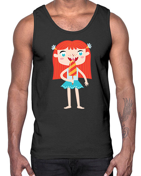 summer characters 64#- summer- Cotton Tank