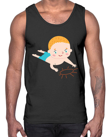 summer characters 65#- summer- Cotton Tank