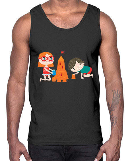 summer characters 66#- summer- Cotton Tank