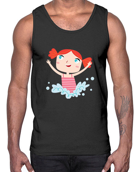 summer characters 73#- summer- Cotton Tank