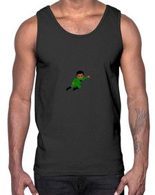 super kid 6#- black boys or men- Cotton Tank