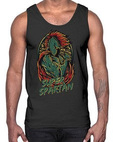 super spartan 1140#- art pop art- Cotton Tank