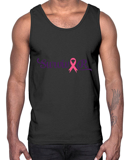 survivor Style 3#- breast cancer- Cotton Tank