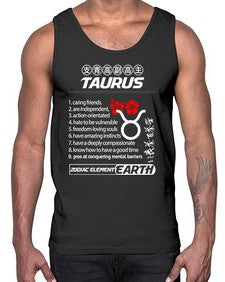 taurus 518#- taurus- Cotton Tank