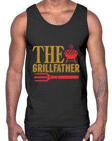 the grill father 417#- bbq- Cotton Tank