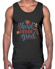 third grade grad 959#- third grade- Cotton Tank