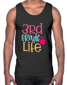 third grade life design 966#- third grade- Cotton Tank