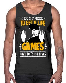 to get a life game 159#- video games- Cotton Tank
