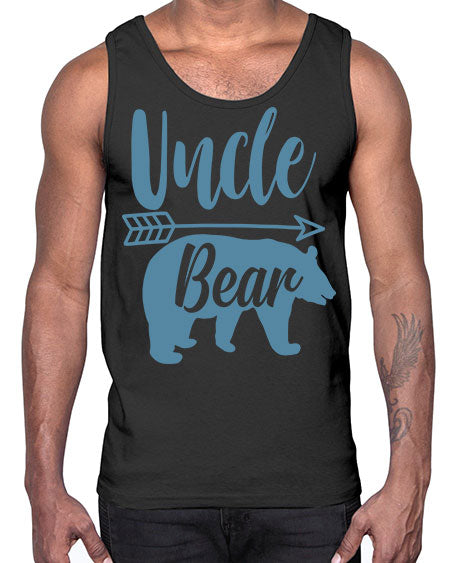 uncle bear 285#- bears - animals- Cotton Tank