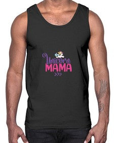 unicorn mama 472#- unicorn- Cotton Tank