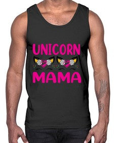 unicorn mama 473#- unicorn- Cotton Tank