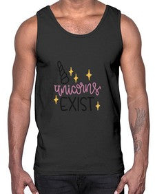 unicorns exist 537#- unicorn- Cotton Tank