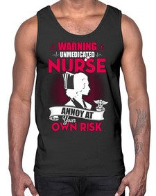 unmedicated nurse 1595#- nurse- Cotton Tank